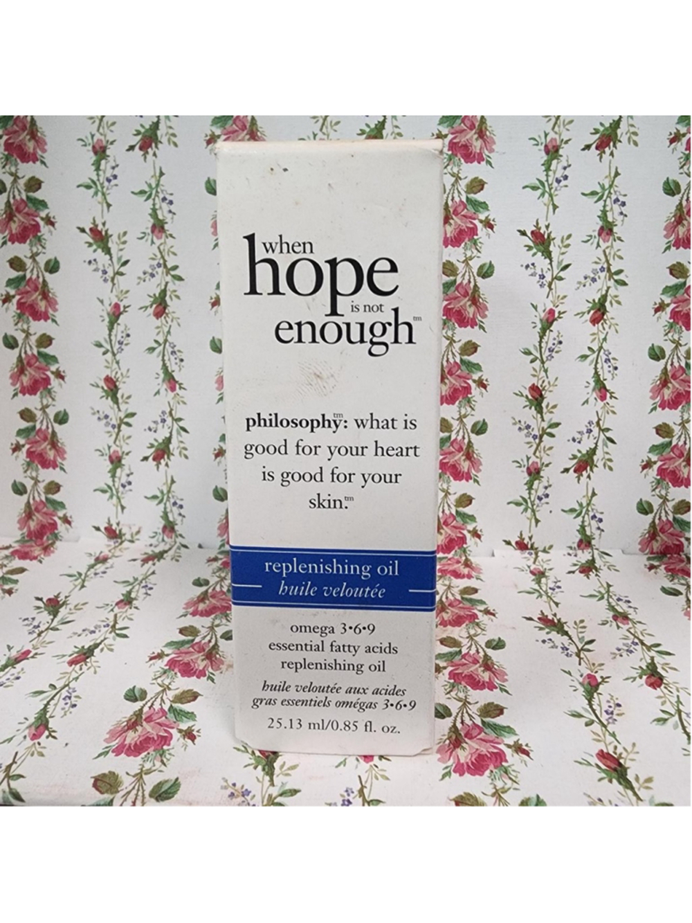 Philosophy When Hope Is Not Enough Replenishing Oil with Omega 3-6-9 Essential F